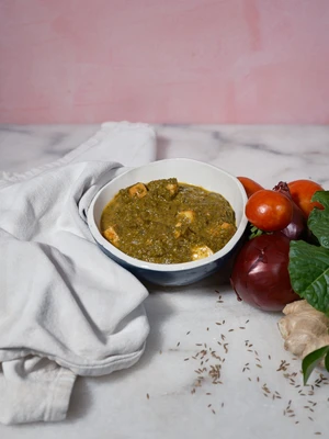 Vegan Saag Paneer Curry